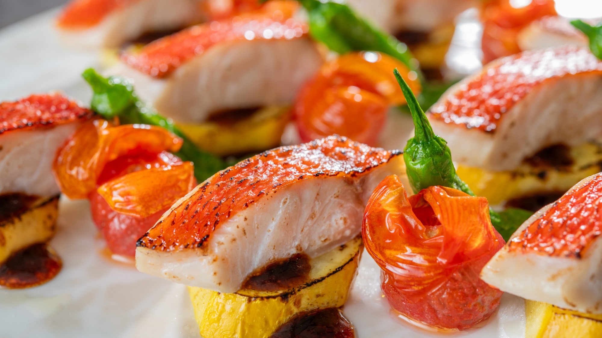 【青森の夏ビュッフェ】金目鯛焼物 ヴィンコットソース（7月～8月）