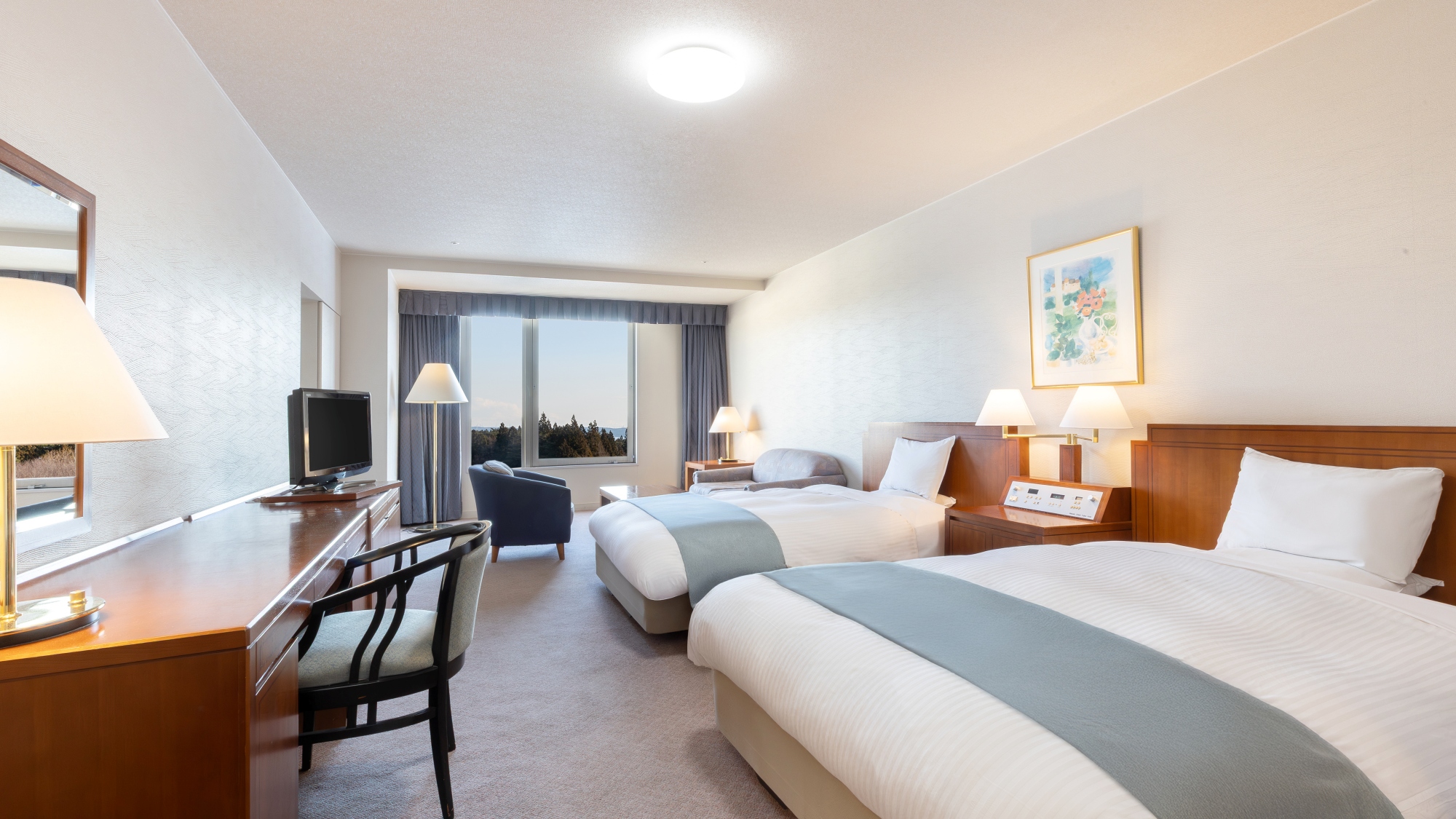 【洋室】ビューバス・デラックスツイン■禁煙■