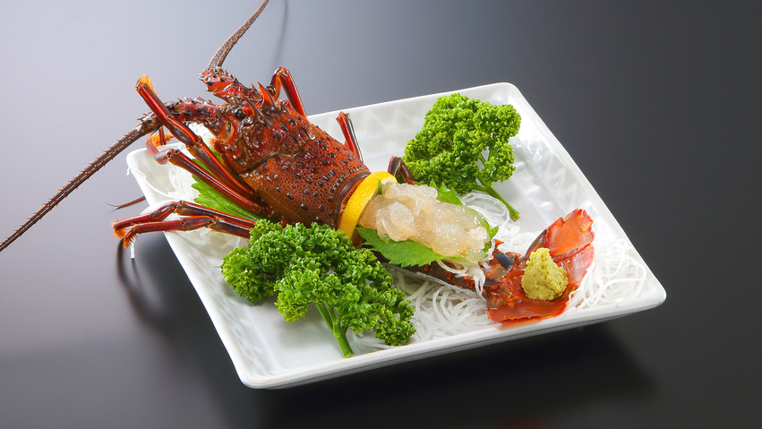 【 豪華二大グルメ 】伊勢海老お造り+金目鯛！