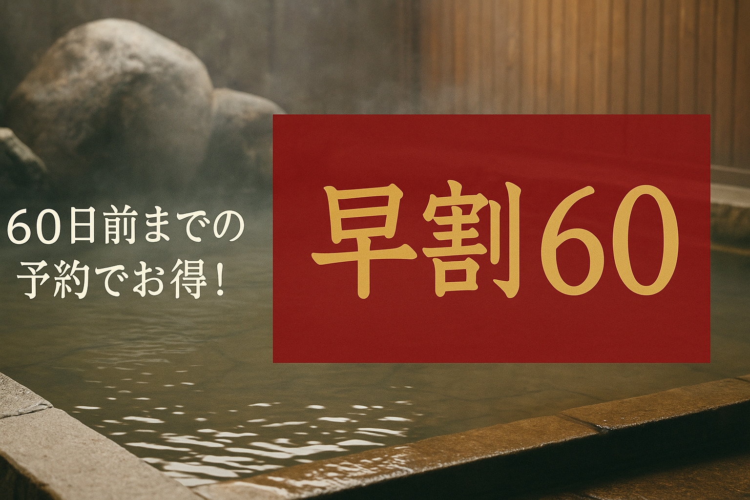 【早割60】60日前の予約がお得！通常より15％OFF＜スタンダード＞『四季旬彩』