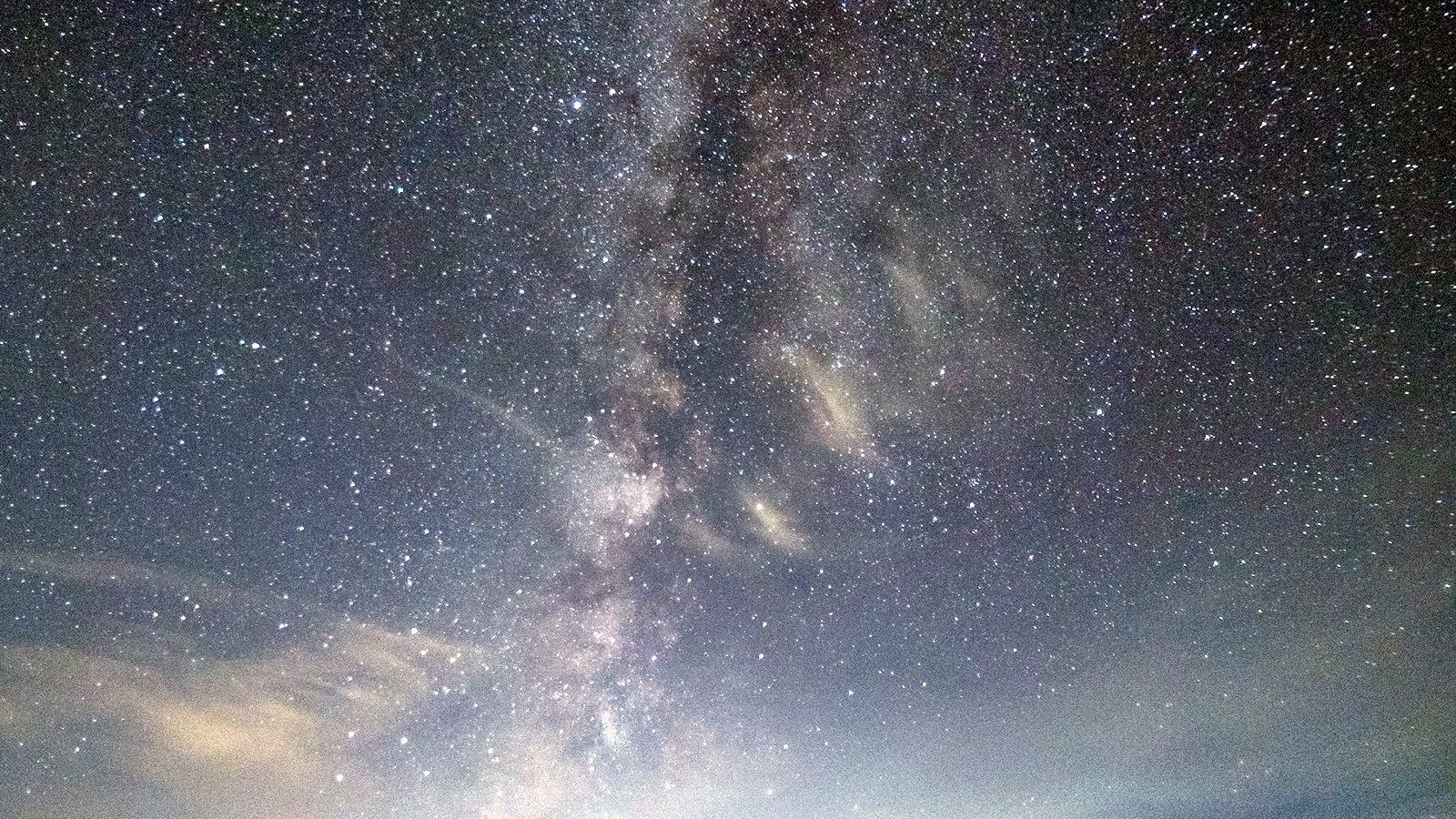 *夏の夜天の川を楽しむ 