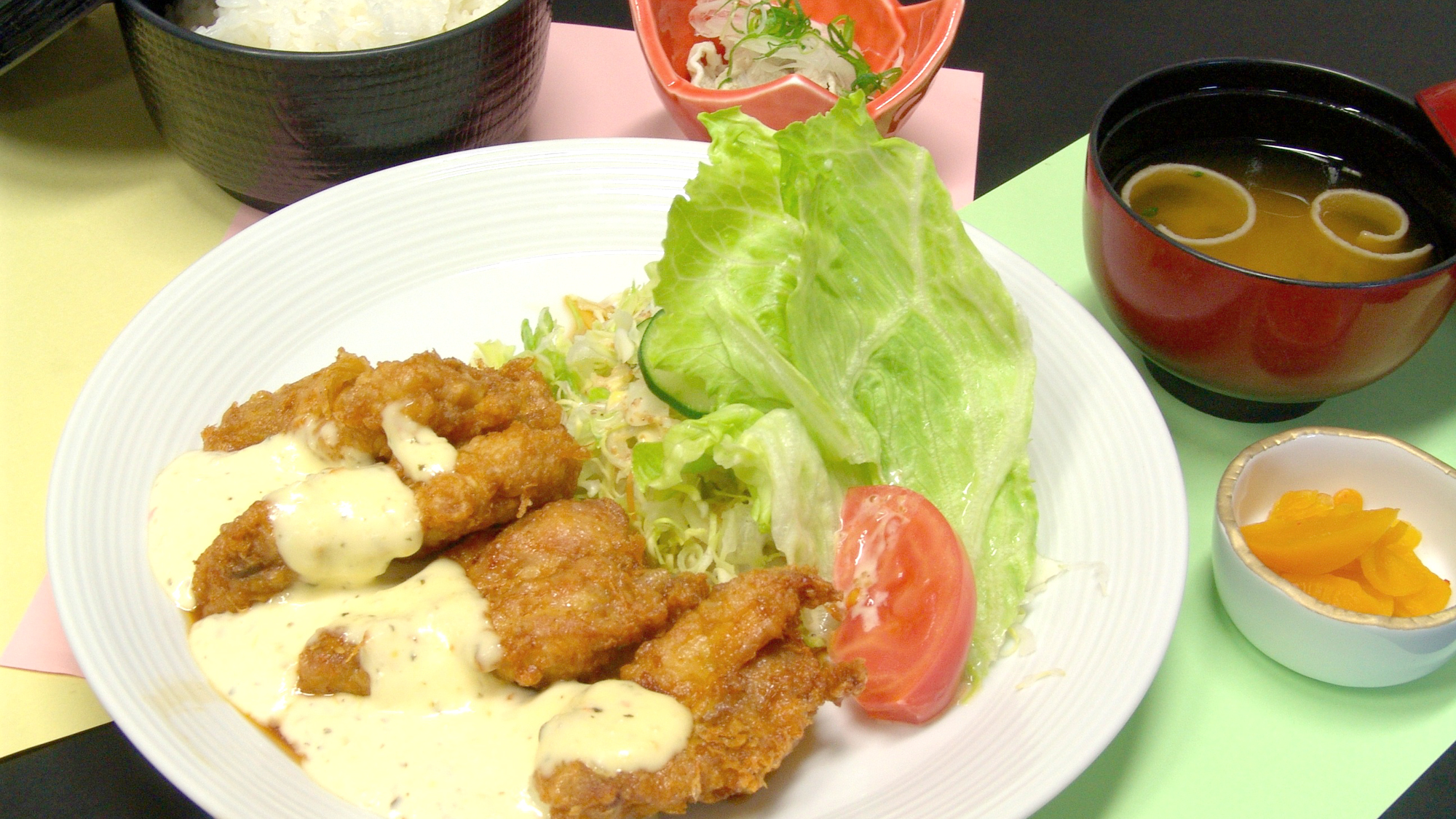 *【食事一例】チキン南蛮定食