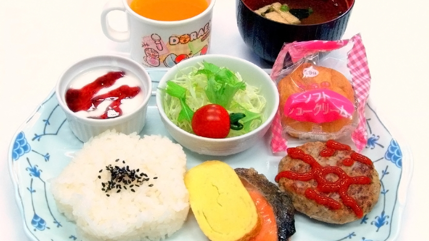 【朝食一例】お子様用朝食（幼児～10歳前後用）