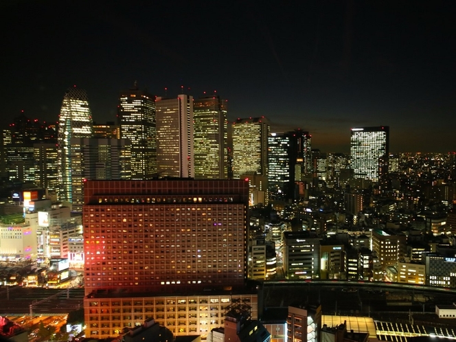 【高層階西側の夜景】煌びやかな高層ビル群（一例）