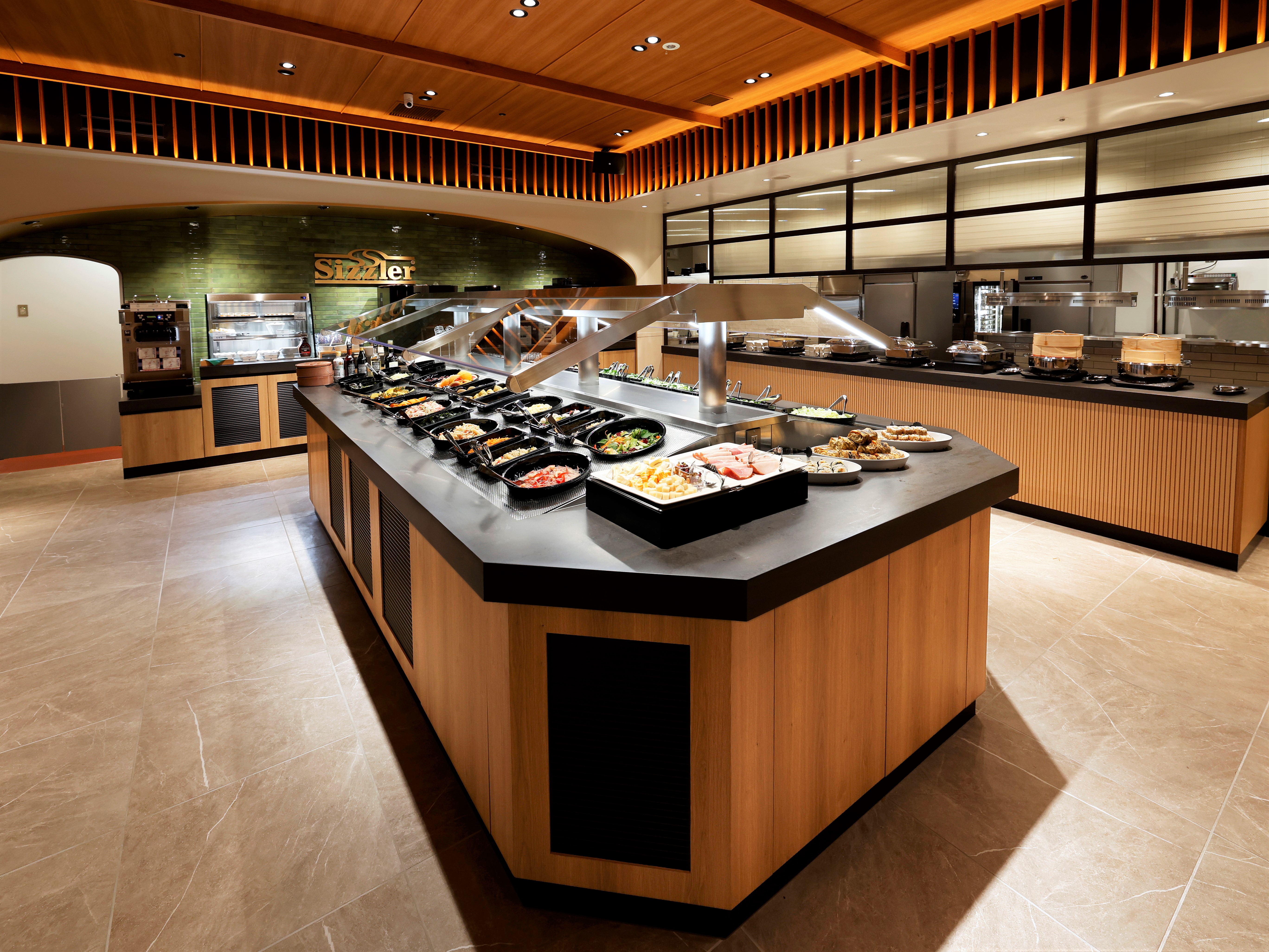 【朝食】1階Sizzler／ビュッフェ
