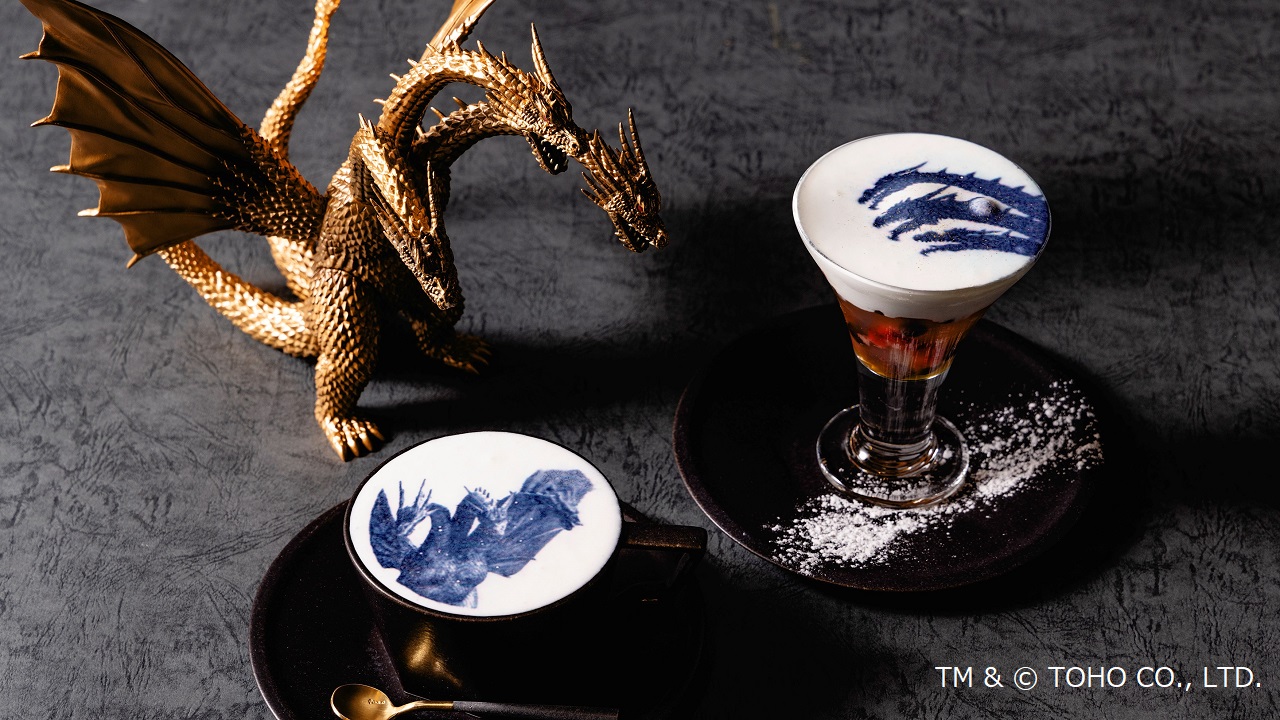 【8階ラウンジ】ゴジラプリントアートラテ