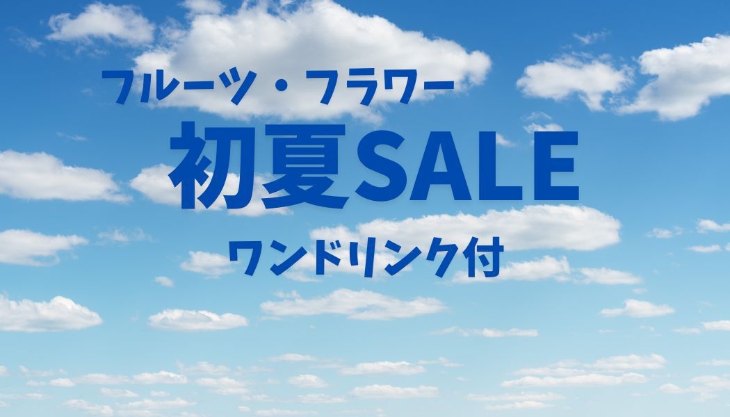 【２食付】初夏プラン♪ワンドリンク付　日数・室数限定　　　　
