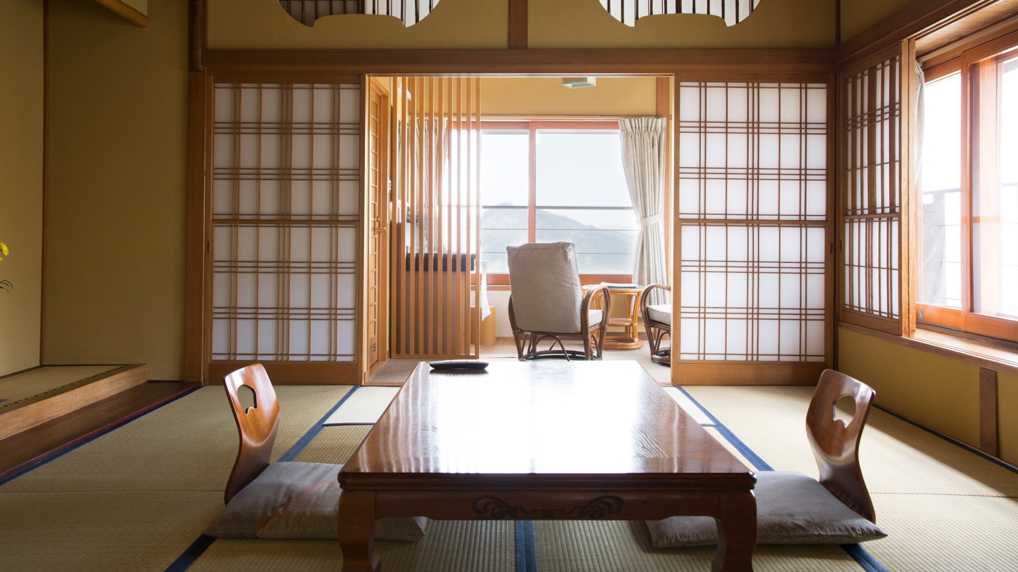 【本館 和室一間】一部屋ごとに、趣や意匠が異なります。