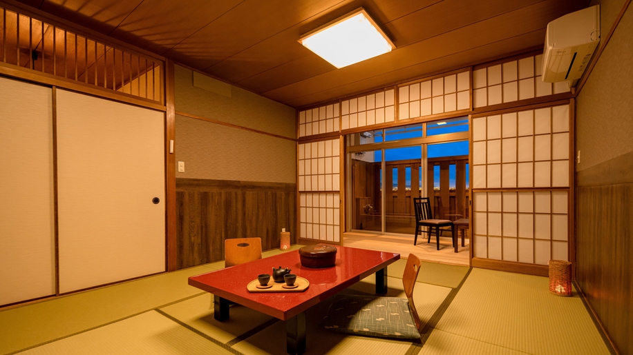 スタンダード露天風呂付和室(シティ/ナイトビュー) ※客室の一例