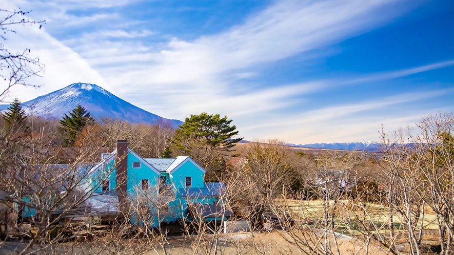 ・外観　すぐ目の前に富士山が見える大自然の中にございます