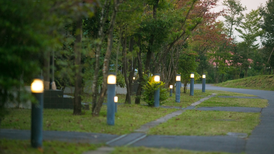 【客室への道】