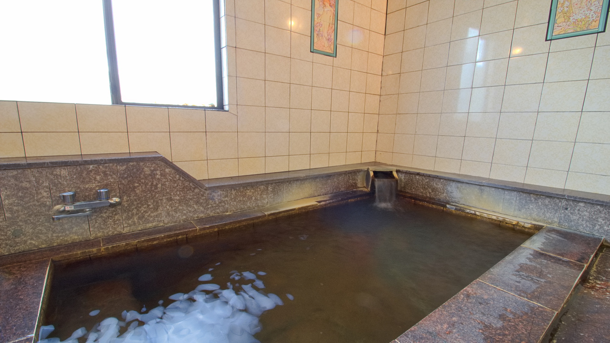 貸切風呂　空き状況はお部屋から確認可能です。