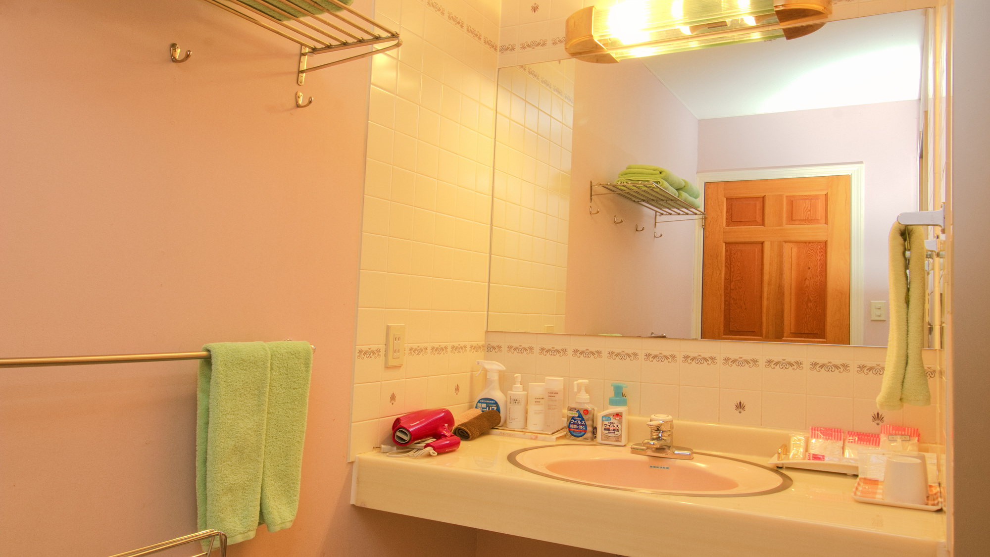 個別の洗面を備えております