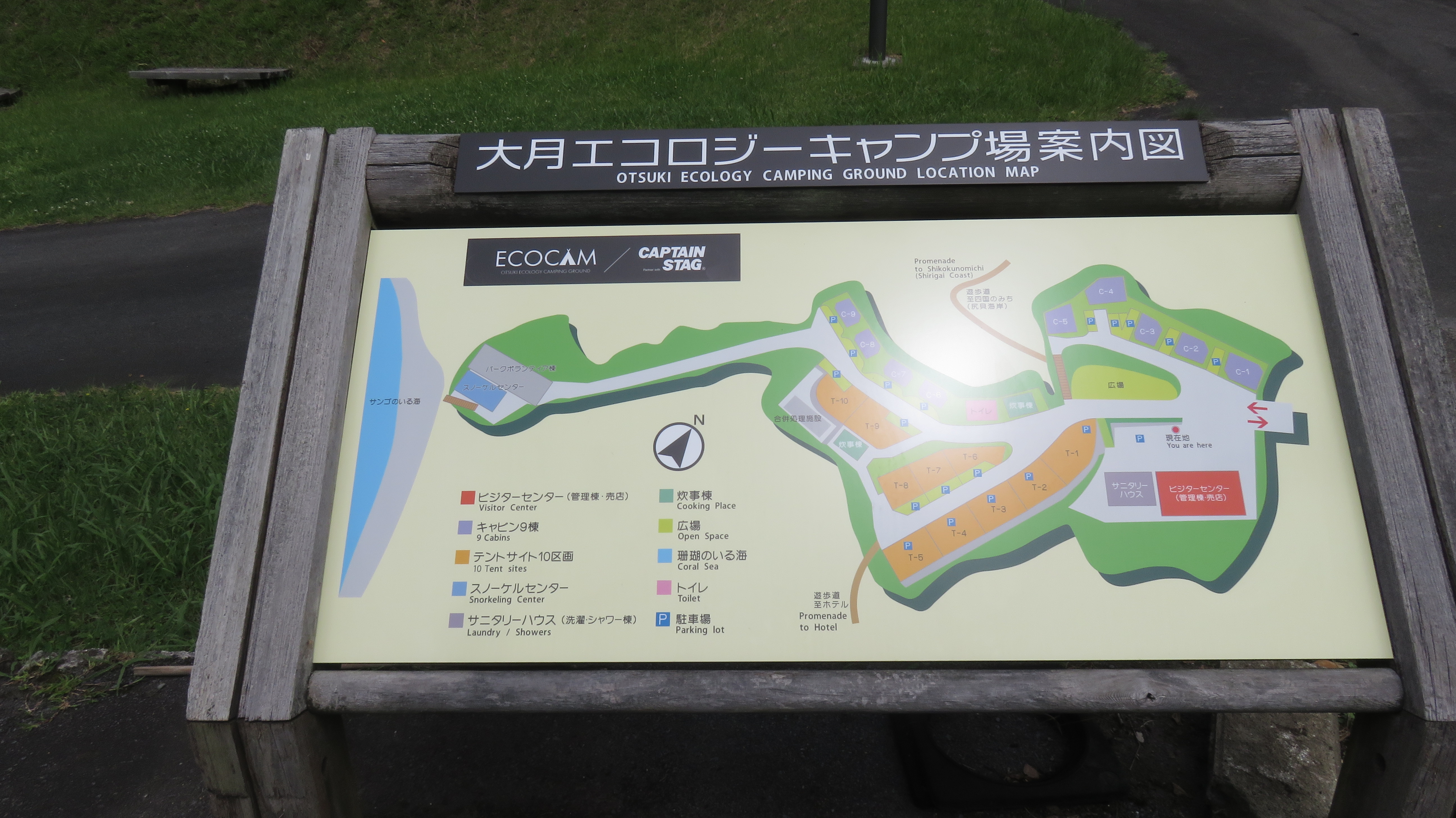 キャンプ場見取り図