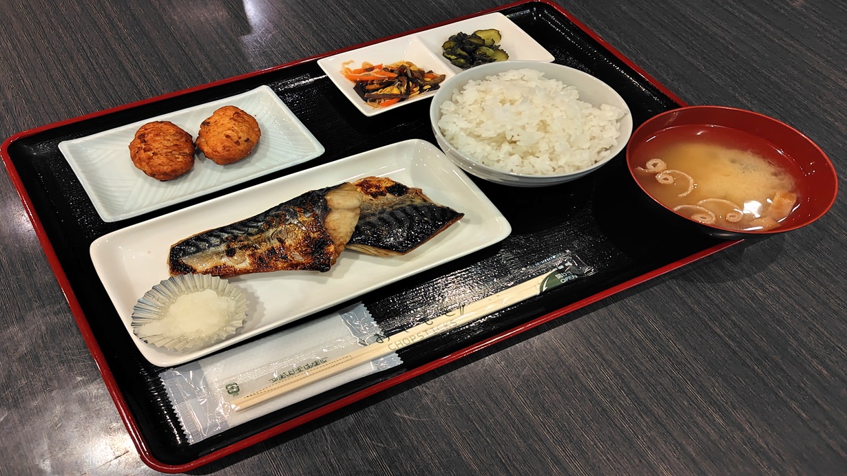 さばの塩焼き＆鶏のつくね