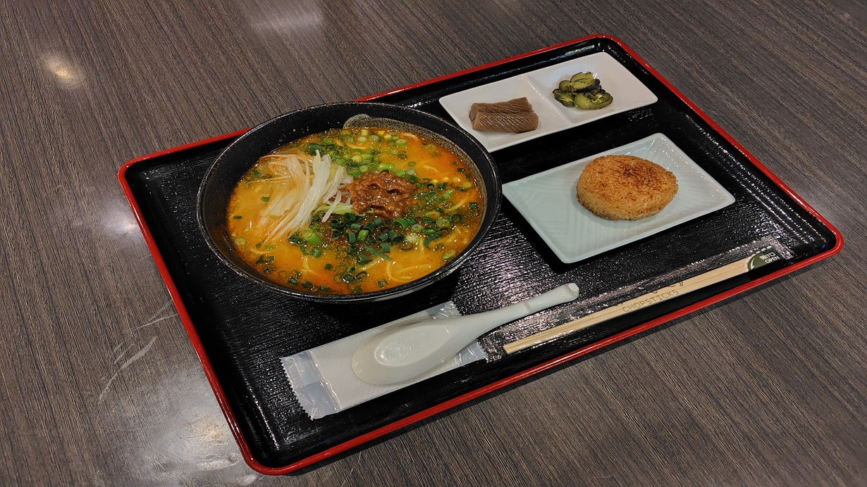 担々麺＆焼きおにぎり