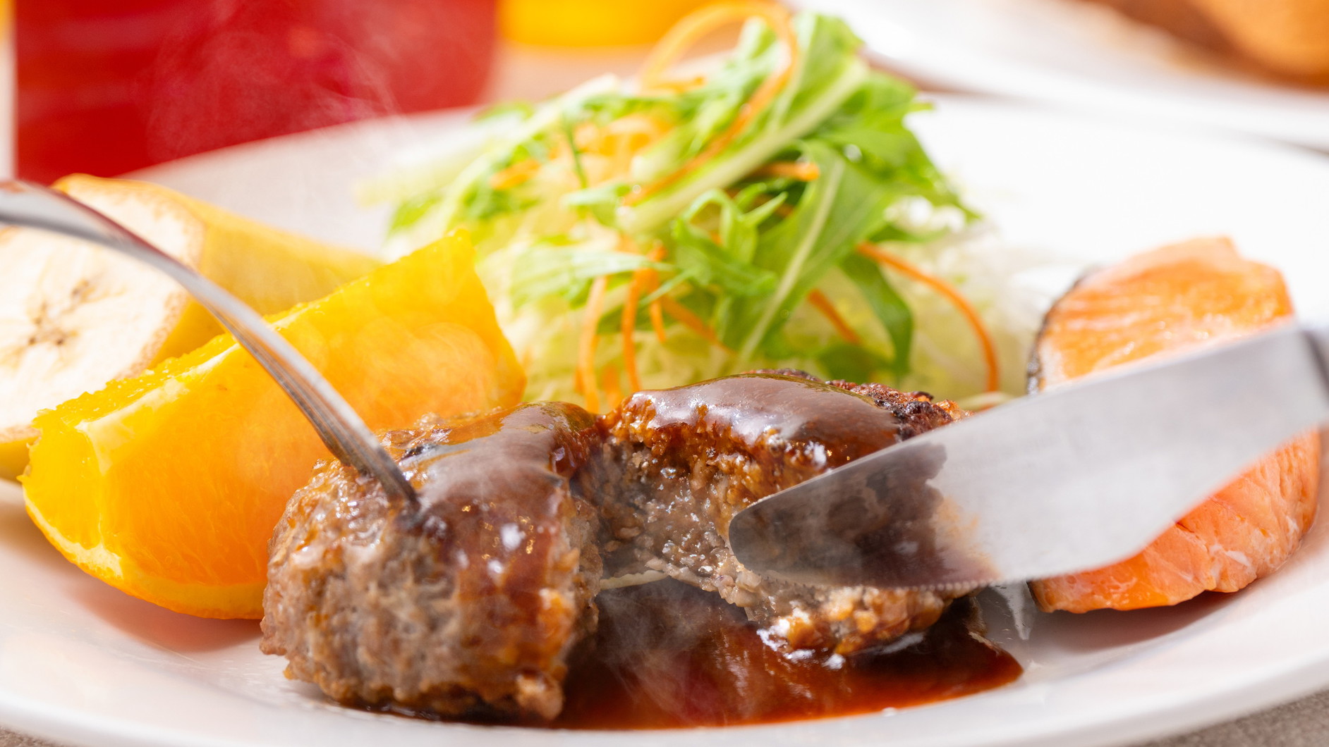 【朝食】選べるメイン2種