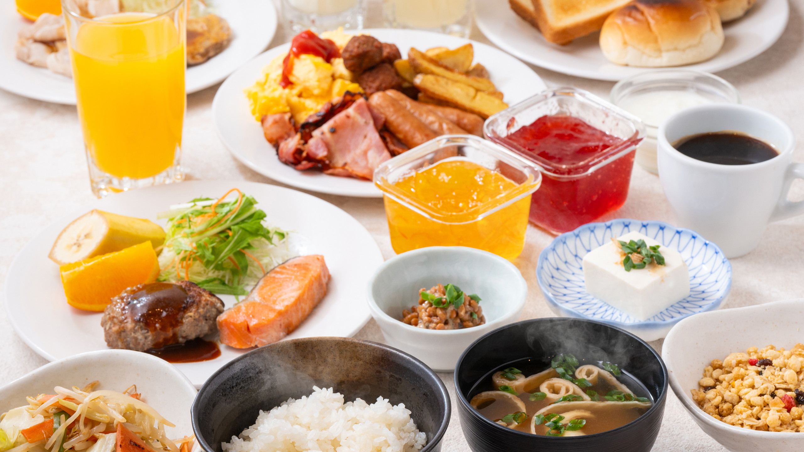 【朝食】盛り合わせ一例