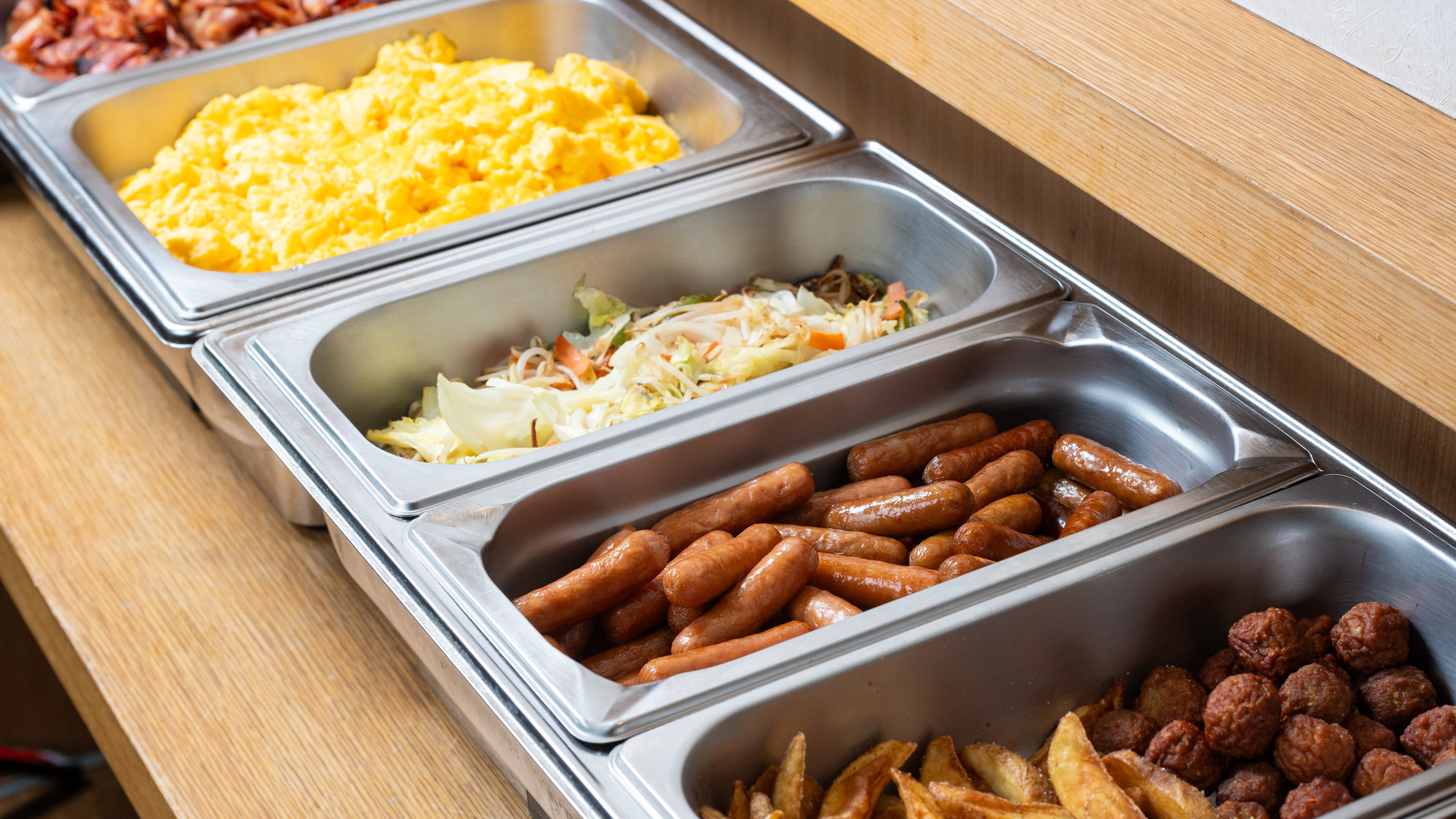 【朝食】ビュッフェコーナー