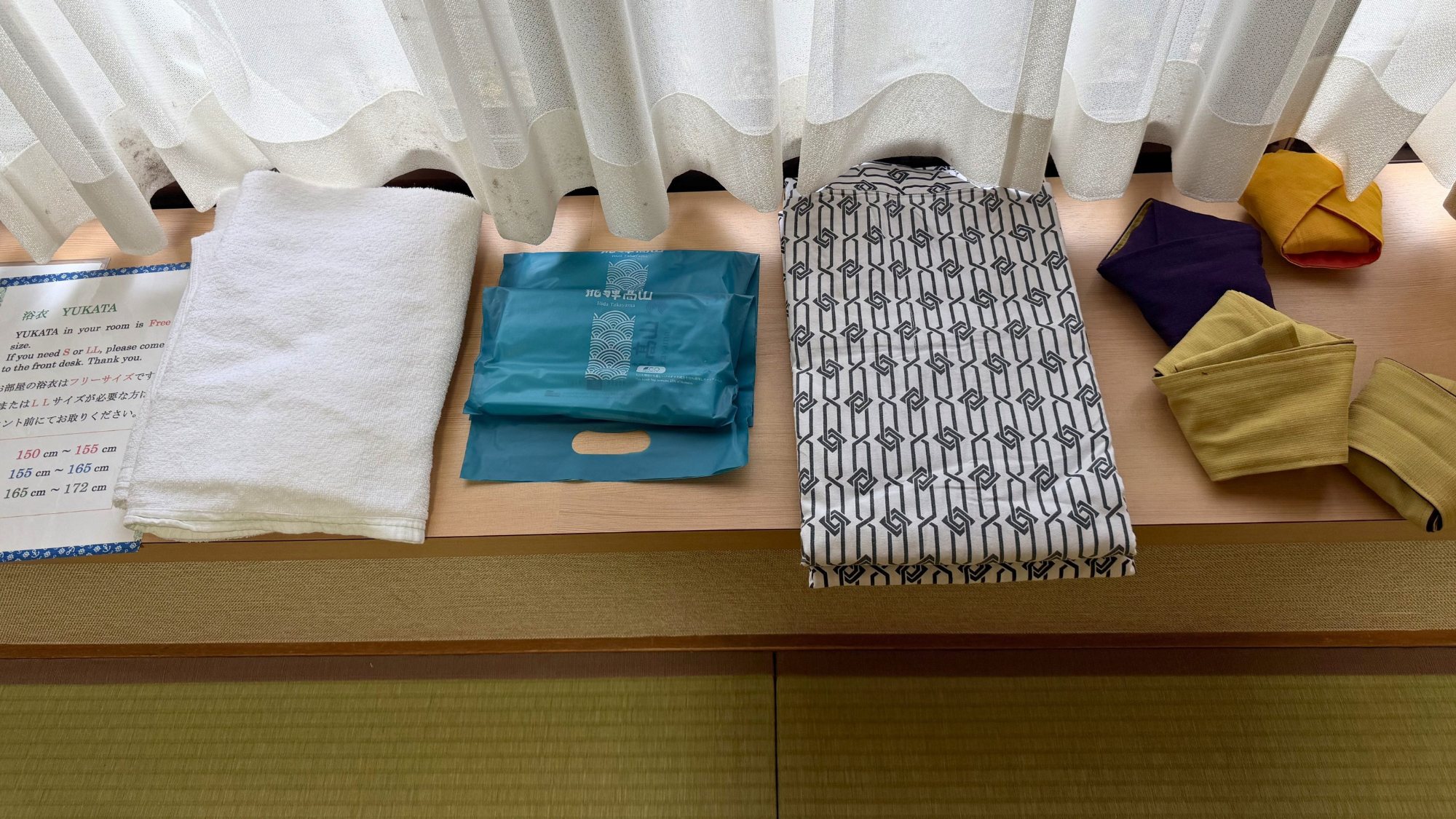 浴衣やアメニティを揃えた快適なおもてなし空間