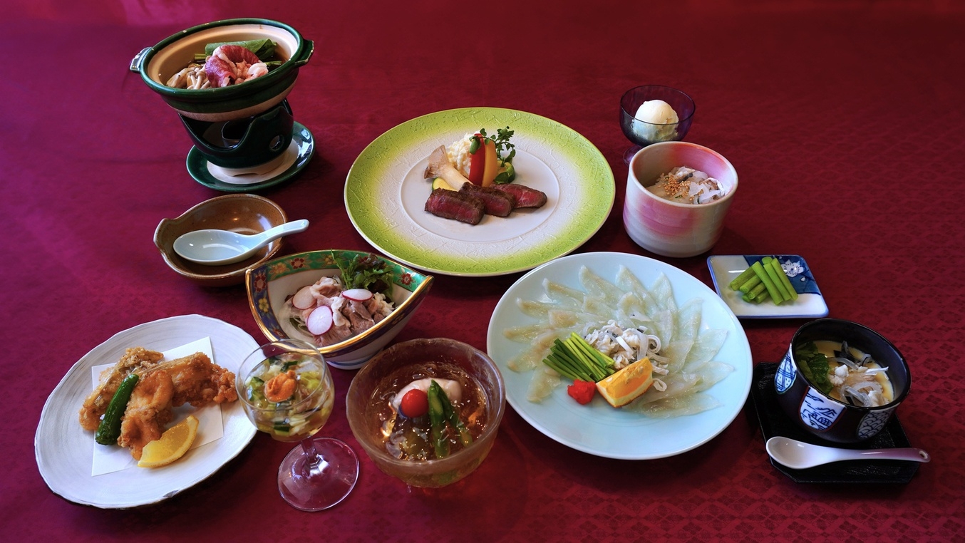 【とらふく×和牛】「食」にこだわりたい方におすすめな贅沢２食付きプラン