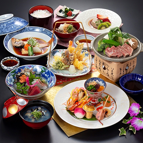 【冬旅しまね】【贅沢夕食コース】島根和牛・のどぐろなど…島根の味覚を贅沢に味わえる特別プラン！