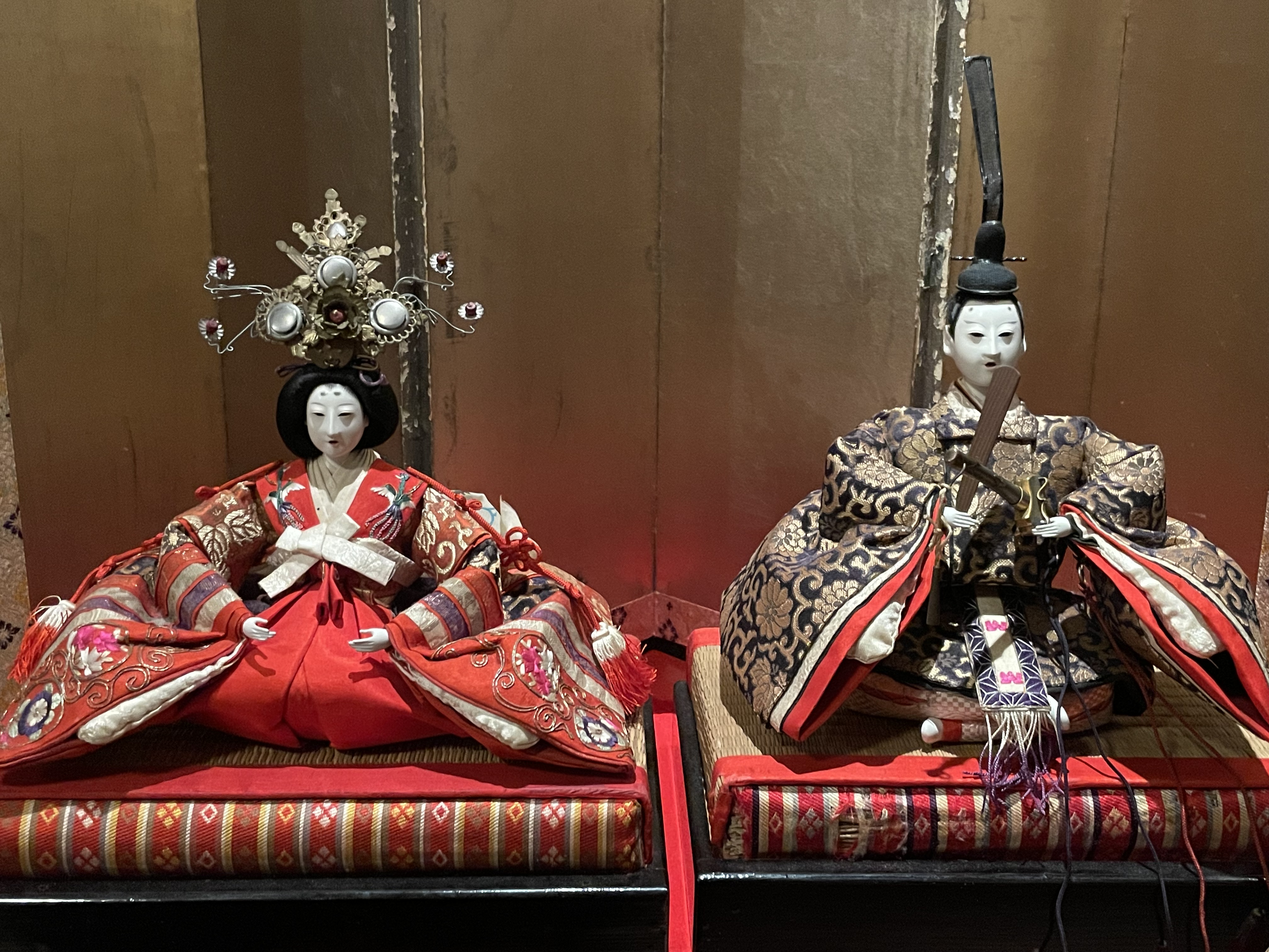 90年の歴史のある京都雛を今年も飾っております！とても気高い面持ちです。