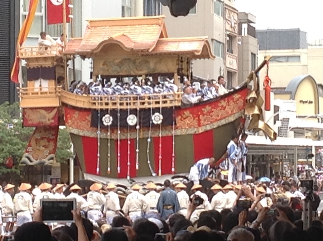 祇園祭、７/24後祭の大船鉾  Gionmatsuri later parade, great！