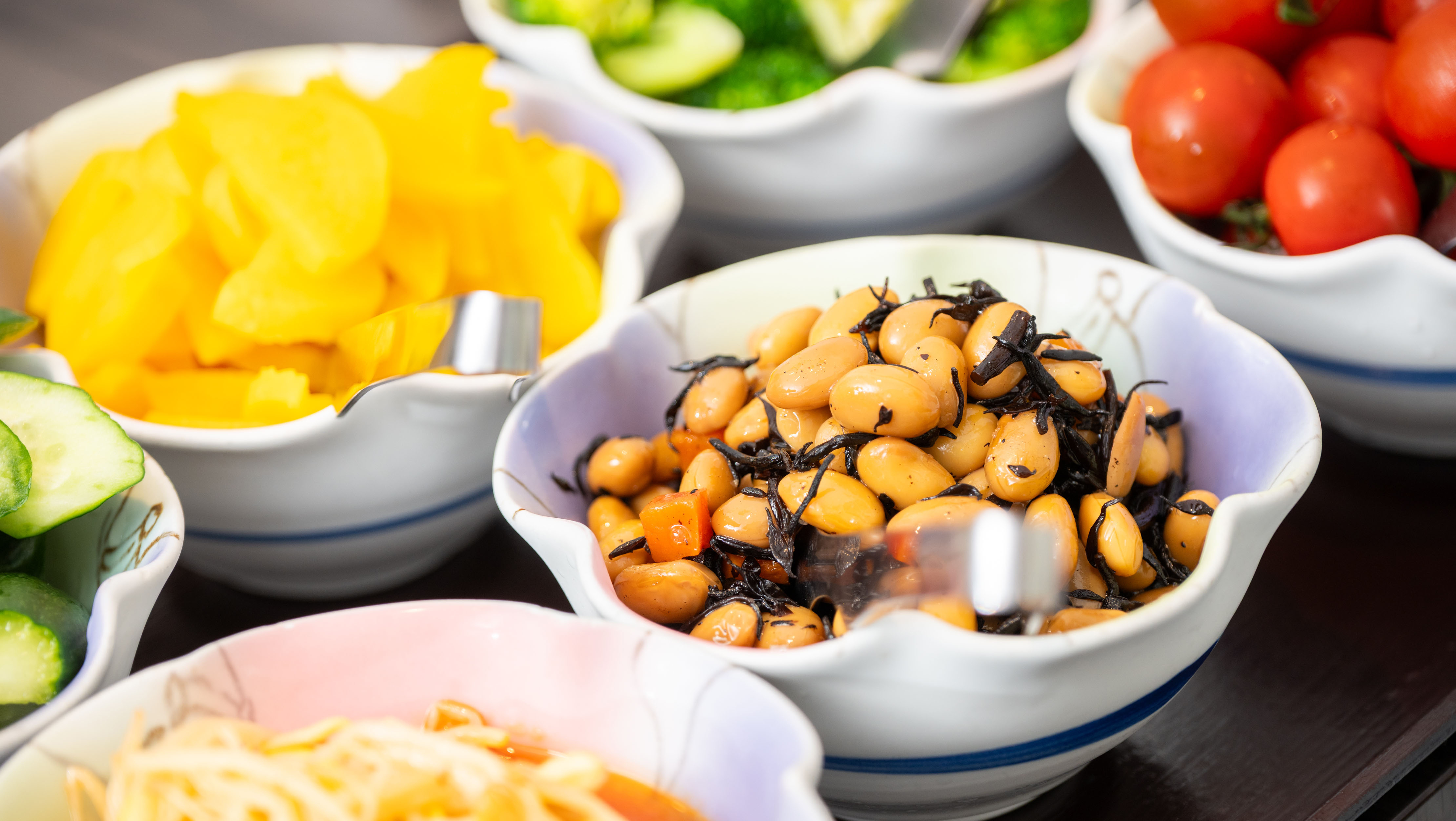 朝食ビュッフェ一例