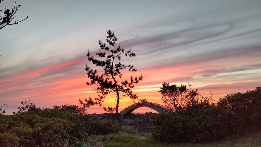 【夕日】