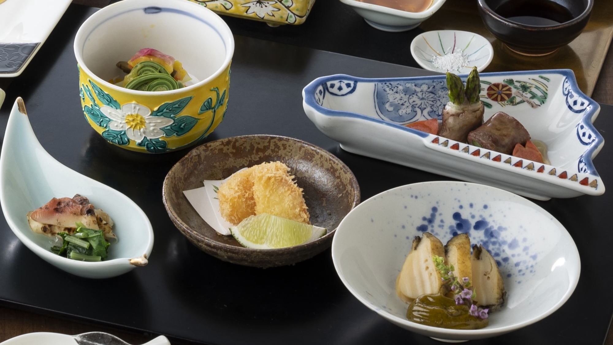 【アップグレード◇創作会席】＜ご夕食時間：19:30〜21:00＞旬の贅を盛り込んだ渾身の会席コース