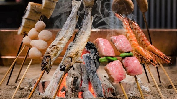 永源寺温泉 八風の湯 宿「八風別館」 【囲炉裏で堪能】＜炭火焼懐石