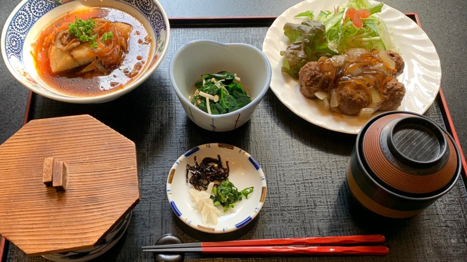 〜メインは肉＆魚でボリューム満点♪和食御膳夕食付〜