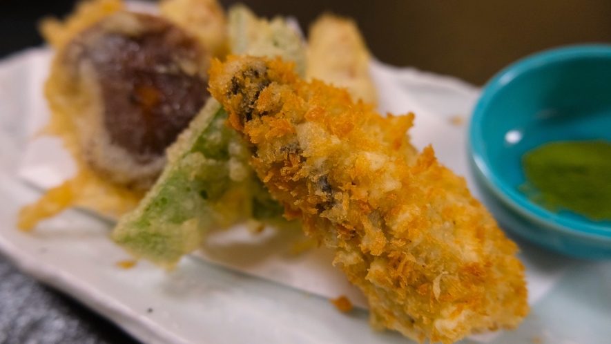 【夏のお料理】牡蠣フライと鮮魚の天ぷら