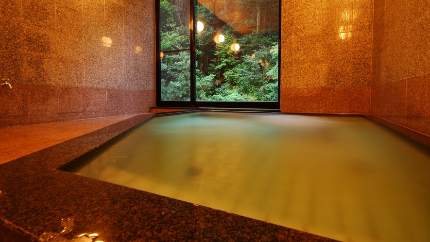 【大浴場】男女別の大浴場でゆったりと、柴山温泉でご寛ぎください♪