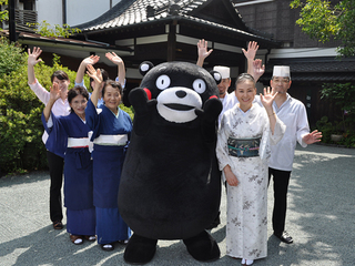 CM撮影のためくまモンが来館しました！