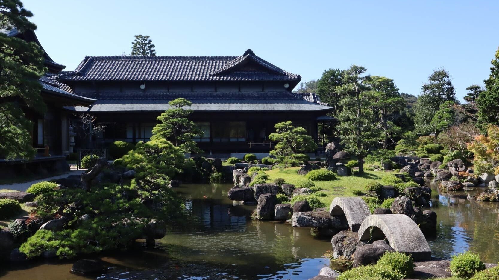 旧蔵内邸(国指定名勝)　ホテルより車で約20分