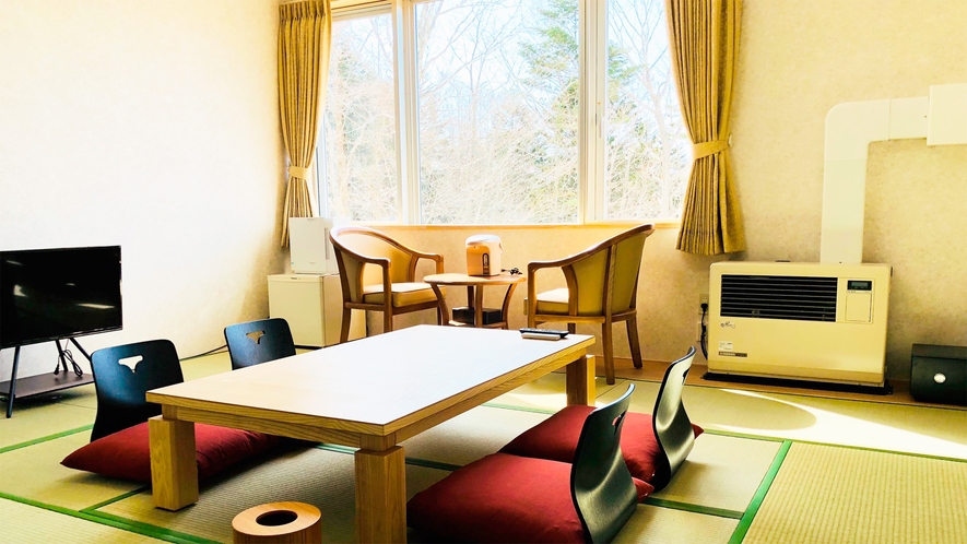和室12.5畳(一例)/1~4名様向けの広いお部屋です。
