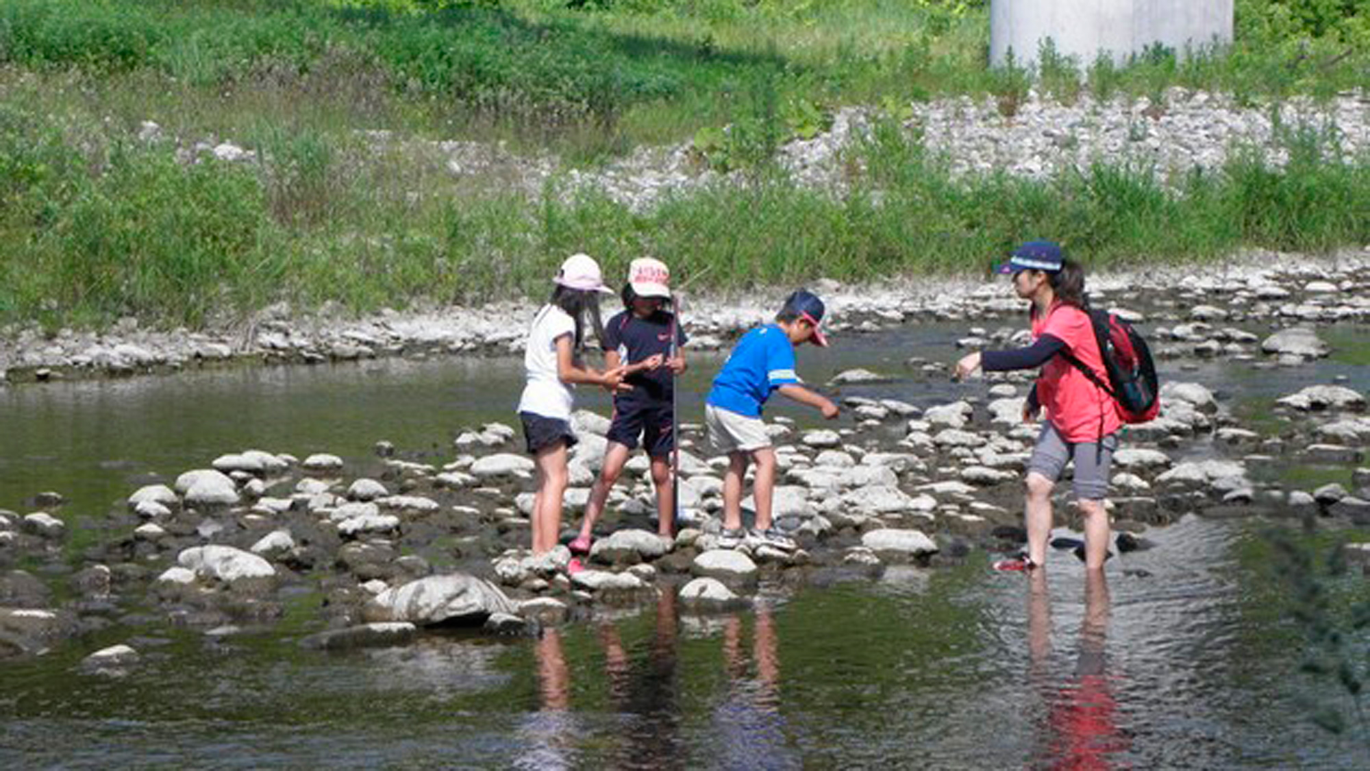 *後志利別川／夏は川遊びが子供たちに大人気♪ここでしかできない自然体験を！