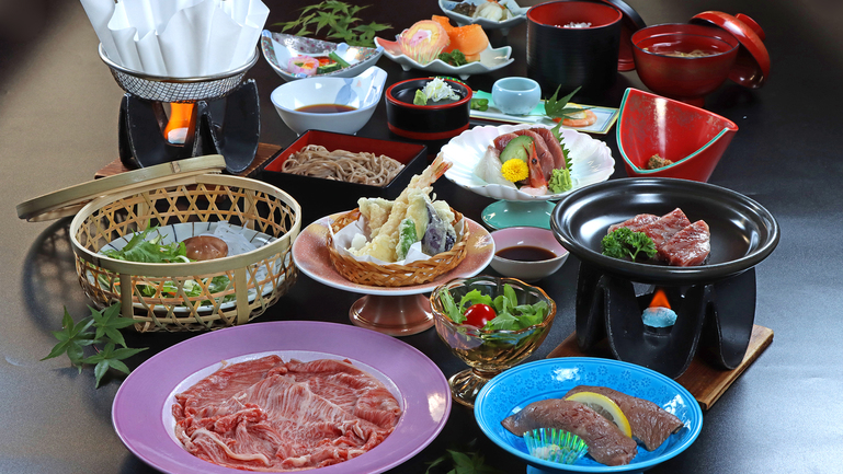 ◆夕食個室食◆和牛の握りが食べられる《前沢牛づくし会席》２食付