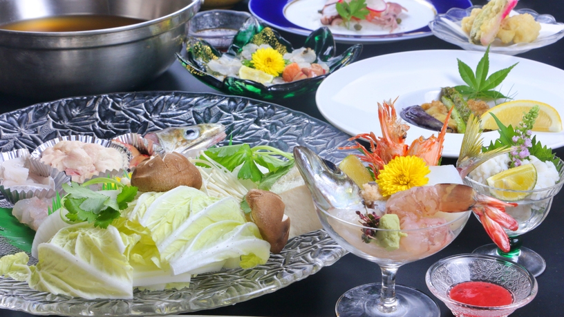 ≪日帰り≫【夏限定】これぞ活きた最高の食材！大将自慢の『ハモフルコース』をご堪能あれ！