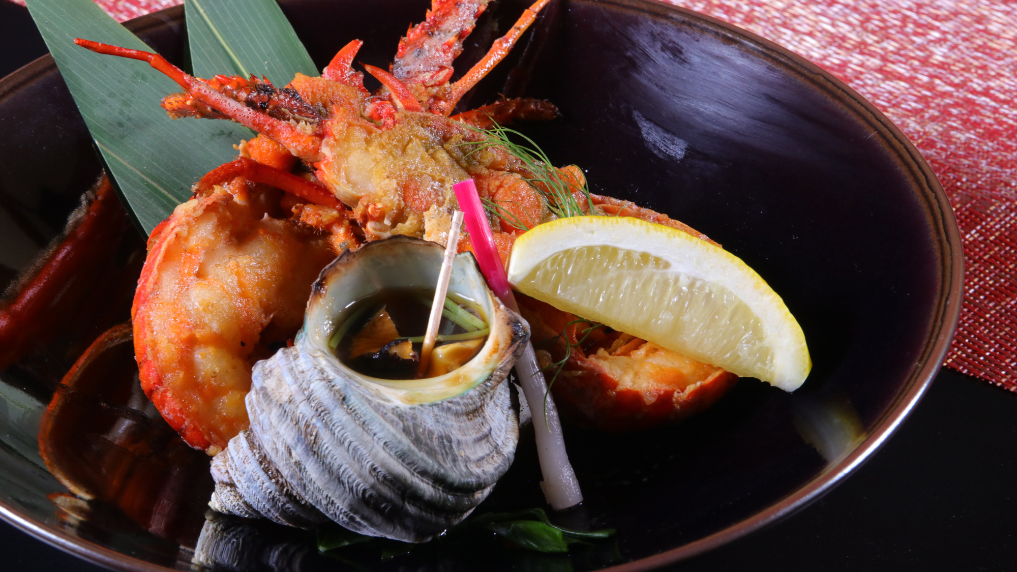 【伊勢海老コース】伊勢海老の天ぷら