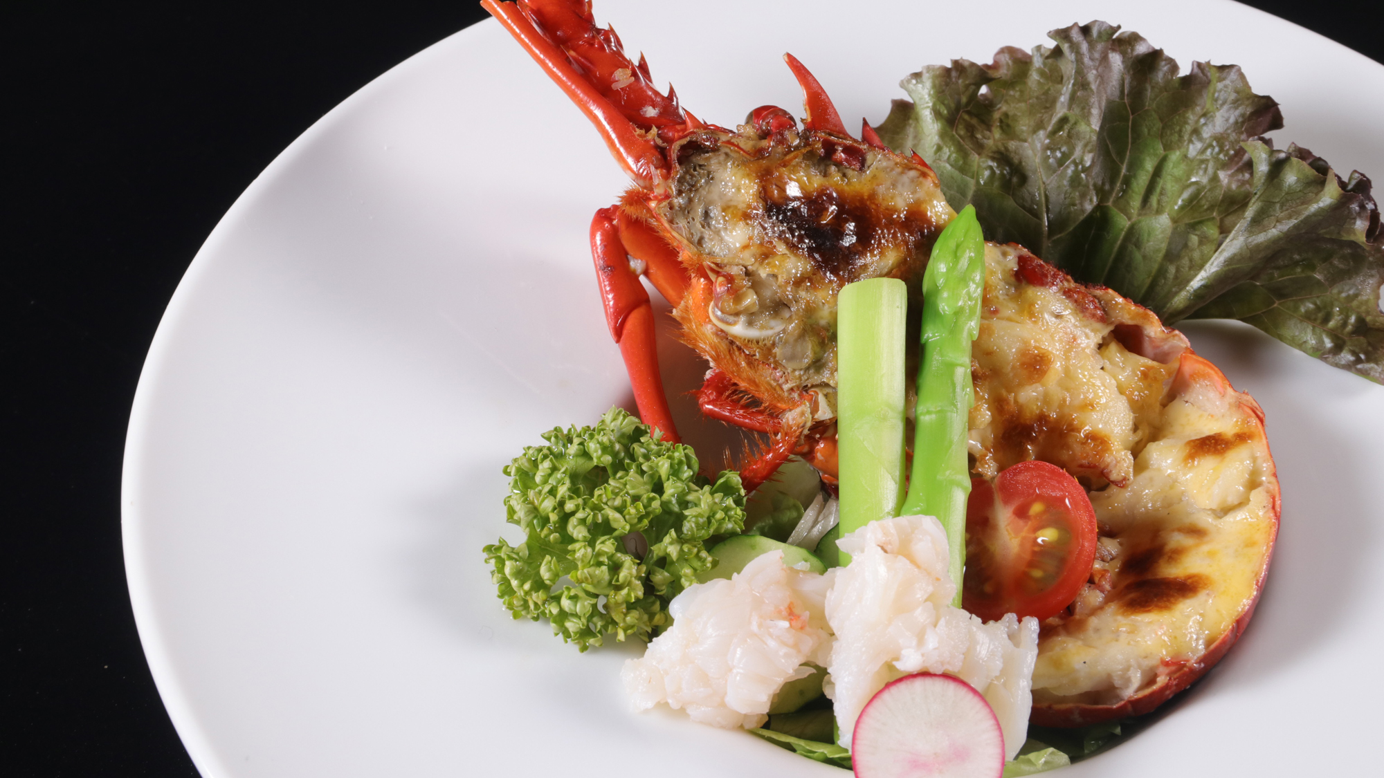 【伊勢海老コース】伊勢海老の バター焼き