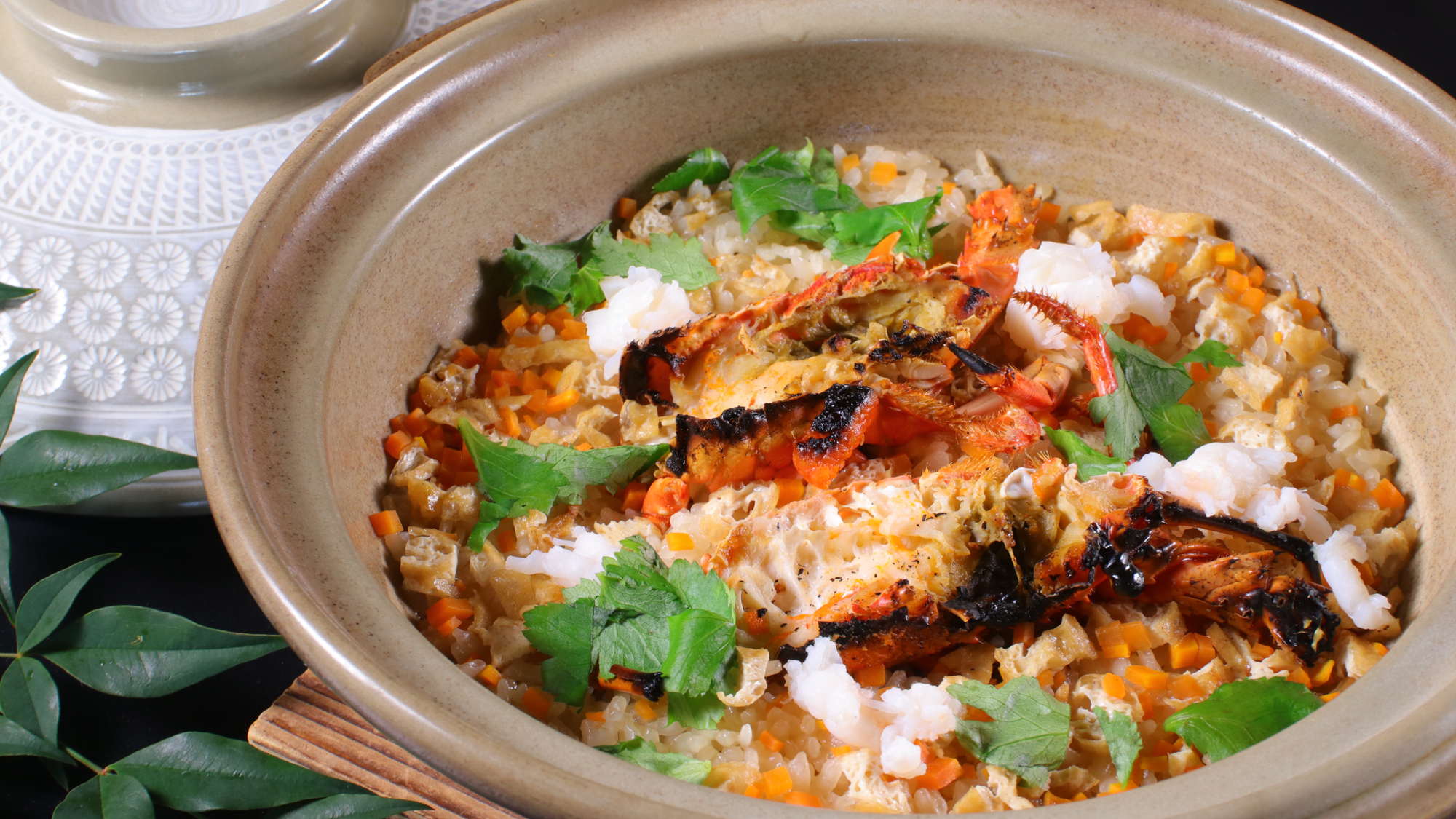 【伊勢海老コース】伊勢海老の土鍋ごはん