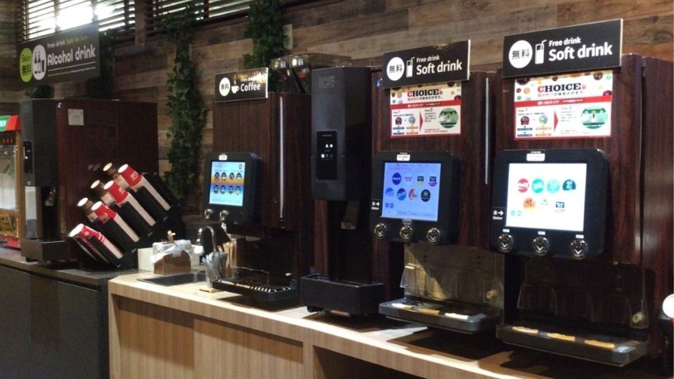 【3F】ソフトドリンクサービス