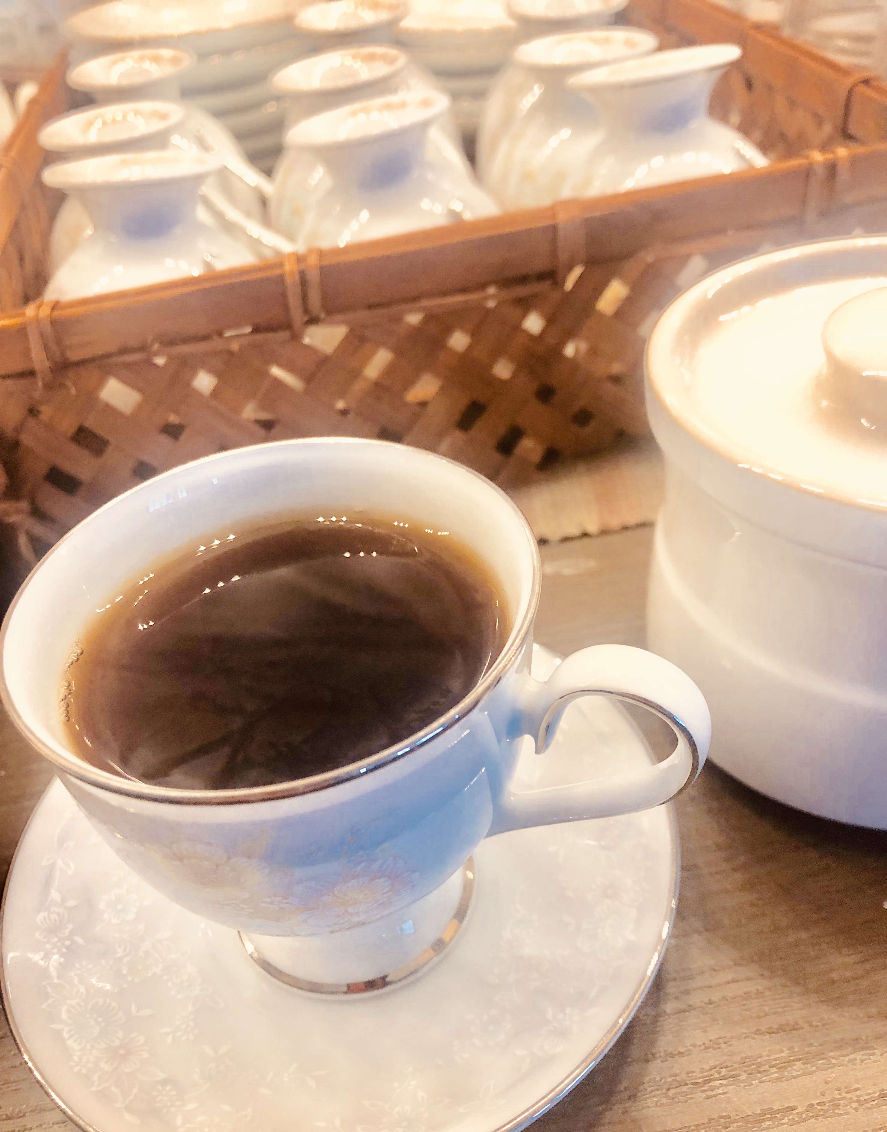 前森山の伏流水で入れた自家焙煎珈琲を朝食でお出ししております♪