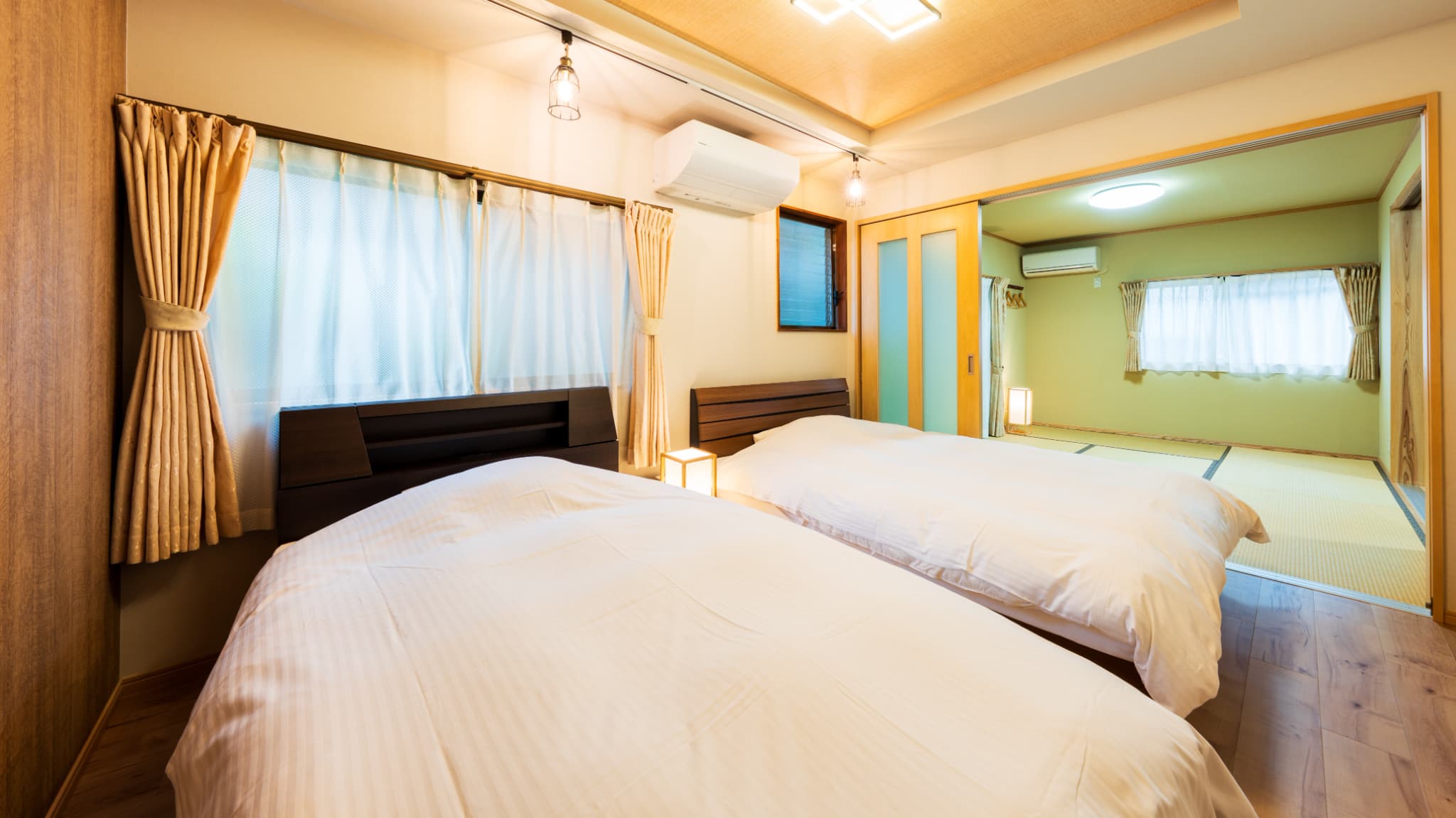 ●福寿荘　客室［一戸建て離れ／和室6畳＋洋室8畳+洋室6畳］