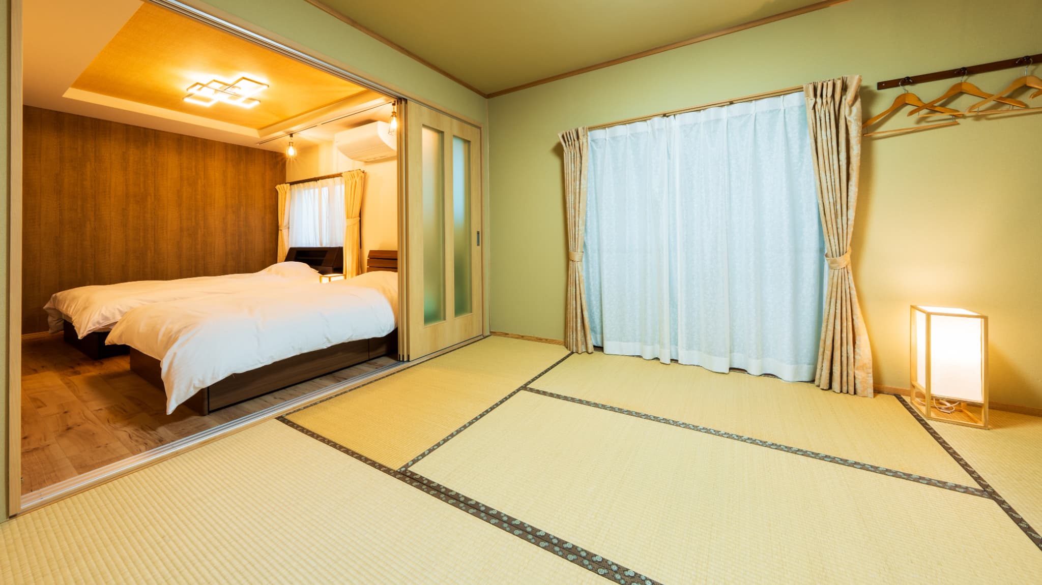 ●福寿荘　客室［一戸建て離れ／和室6畳＋洋室8畳+洋室6畳］