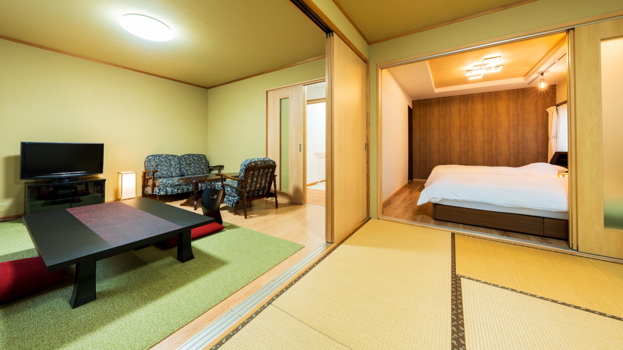 ●福寿荘　客室［一戸建て離れ／和室6畳＋洋室8畳+洋室6畳］