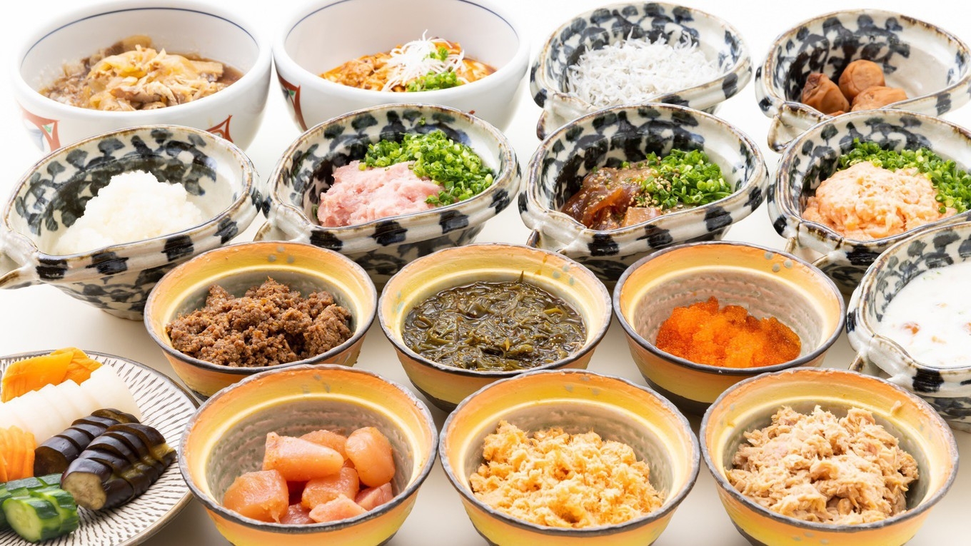 【楽パックSALE】日替わり箱膳+ハーフブッフェ形式の朝食を堪能＜朝食付＞